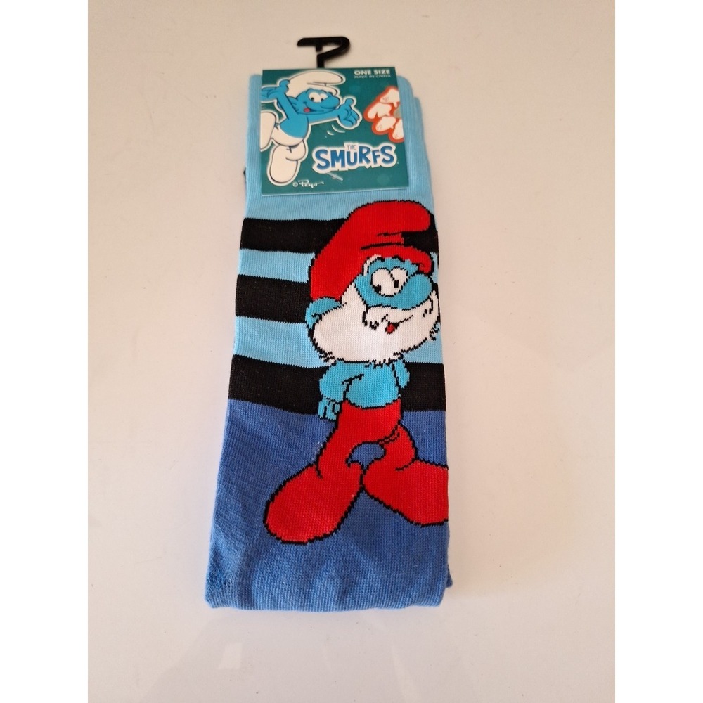 New Peyo Smurfs Socks unsex new Sz 7-12